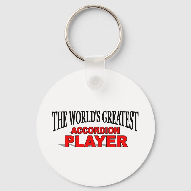 Llavero El mejor jugador de acordeón del mundo (Anverso)