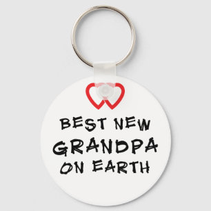 Llavero El mejor nuevo abuelo en el regalo de la tierra