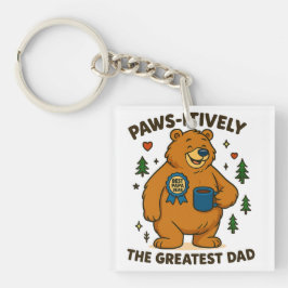 Llavero El mejor oso de papá