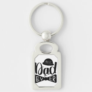 Llavero El mejor padre del diseño moderno regalo del día d