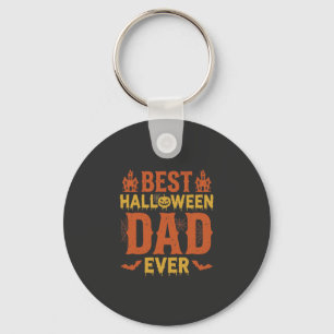 Llavero El mejor papá de Halloween jamás diseño vintage de