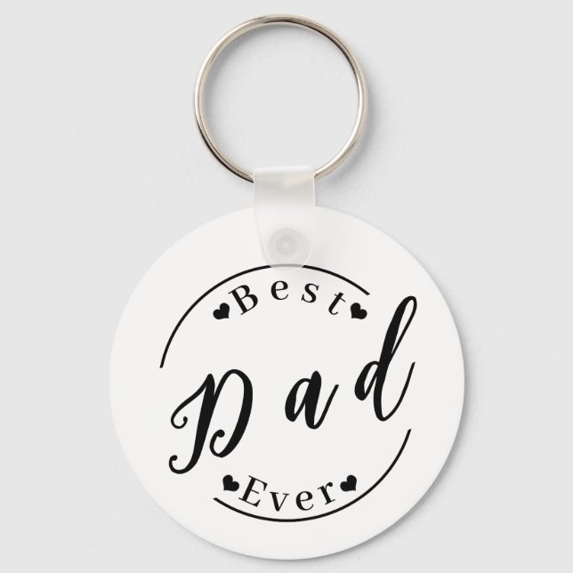 Llavero El mejor papá de todos (Anverso)