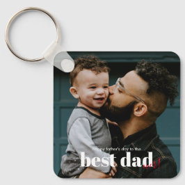 Llavero El mejor papá del día del padre moderno