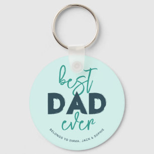 Llavero El Mejor Papá Del Mundo Pertenece A Nombres De Niñ