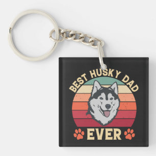 Llavero El mejor papá husmear siempre papá del perro del p