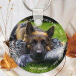 Llavero El mejor papá perro del mundo - foto de Mascota -<br><div class="desc">El mejor papá del mundo dice el perro,  te amo. Sorprenda a su padre perro este día de los padres con un Mascota personalizado de la cadena de fotos. Ahora puede llevar a su mejor amigo con que estoy donde quiera que vaya. ¡Un deber para cada padre perro!</div>