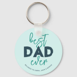 Llavero El Mejor Papá Pertenece A Un Regalo De Nombres Par