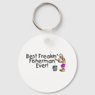 Llavero El mejor pescador de Freakin nunca