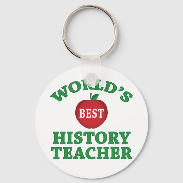 Llavero El mejor profesor de historia del mundo (Anverso)