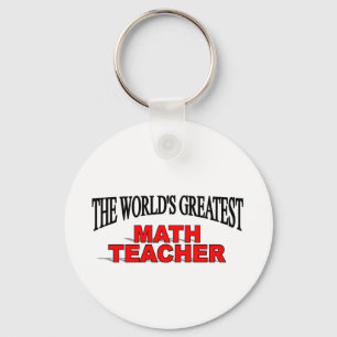Llavero El mejor profesor de matemáticas del mundo