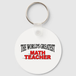 Llavero El mejor profesor de matemáticas del mundo