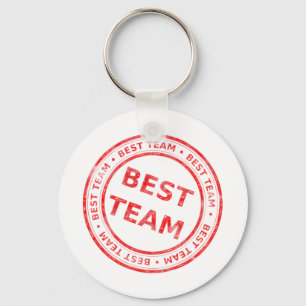 Llavero El mejor sello del equipo - premio, primer,