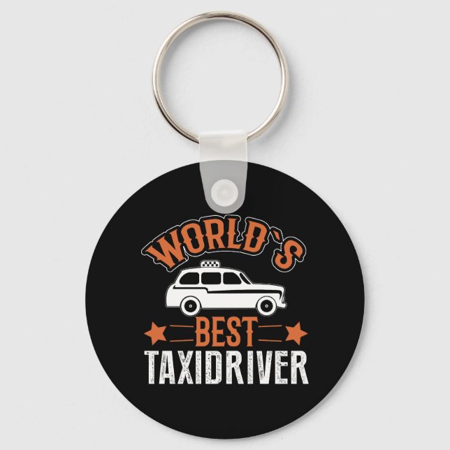 Llavero El mejor taxista del mundo (Anverso)