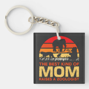 Llavero El mejor tipo de mamá cria a un zoólogo, mamá zoól