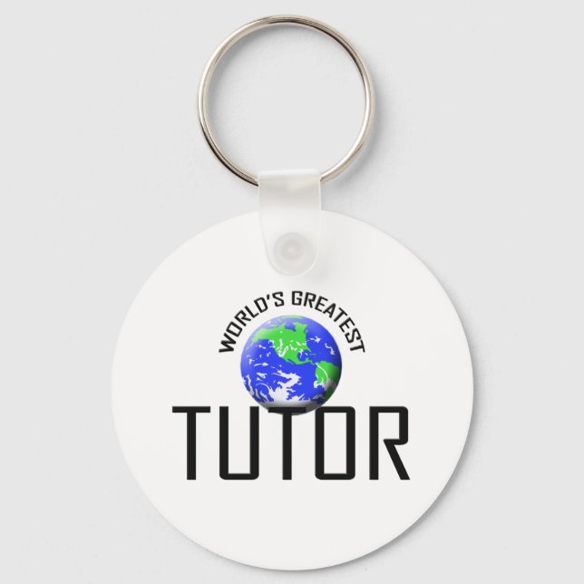 Llavero El mejor tutor del mundo (Anverso)