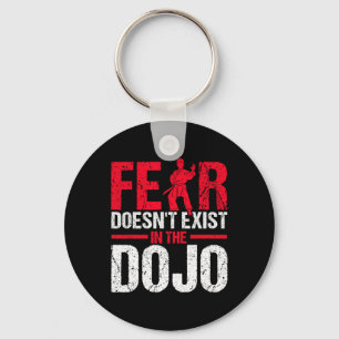 Llavero El Miedo No Existe En El Dojo De Karate