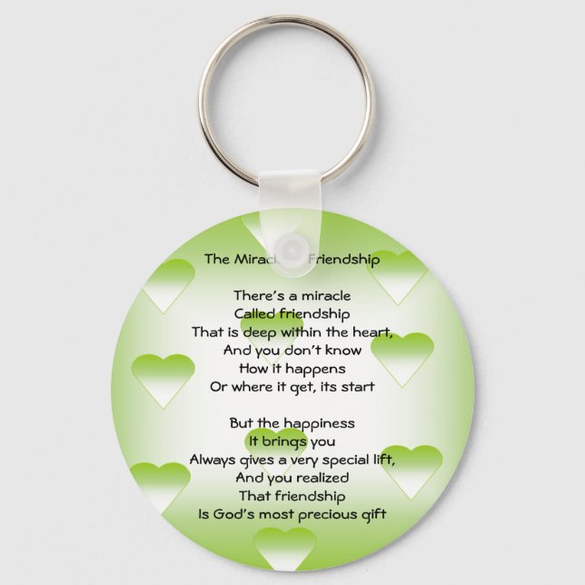Llavero El milagro de la amistad (Anverso)