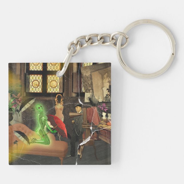 Llavero El modelo extranjero (Atrás)