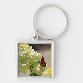 Llavero El monarca y las flores