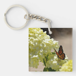 Llavero El monarca y las flores