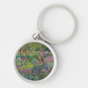 Llavero el monet florece el vintage
