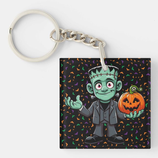 Llavero El monstruo del personalizado Frankenstein (Frente)