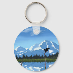 Llavero El monte McKinley Alaska