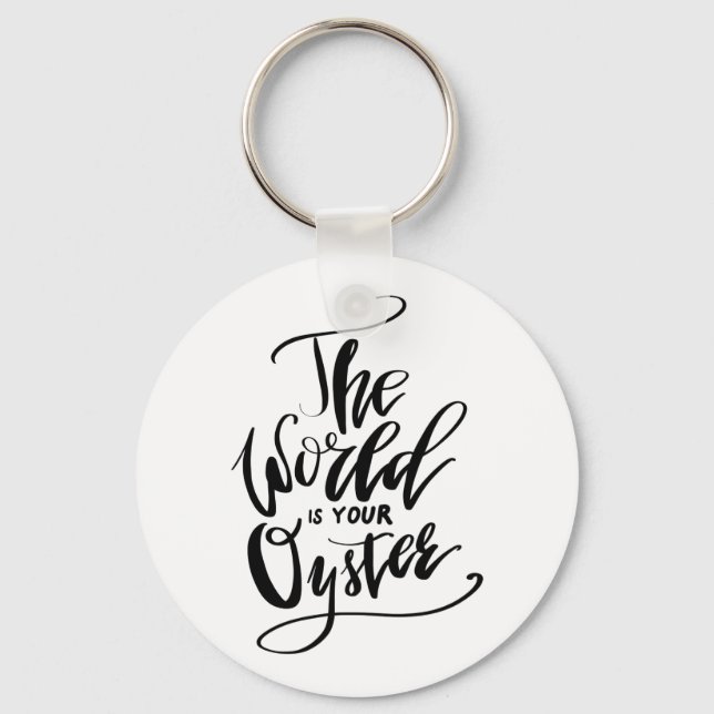 Llavero El mundo es tu ostra (Anverso)