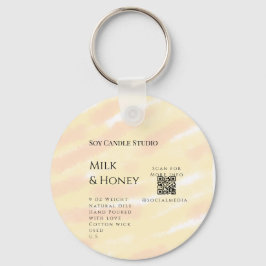 Llavero El negocio de las velas de miel de miel de leche a