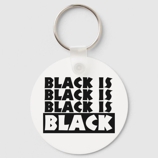 Llavero El negro es negro (Anverso)