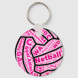 Llavero El Netball adaptable coloca la bola temática