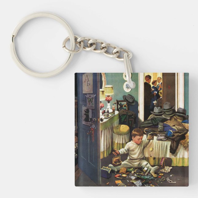 Llavero El niño vacia los monederos (Frente)