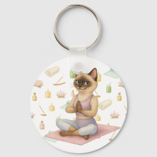 Llavero El nombre de la rosa del yoga para los amantes del