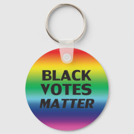 Llavero El orgullo "Black Votes Mater" es lgbtq lgbt rainb
