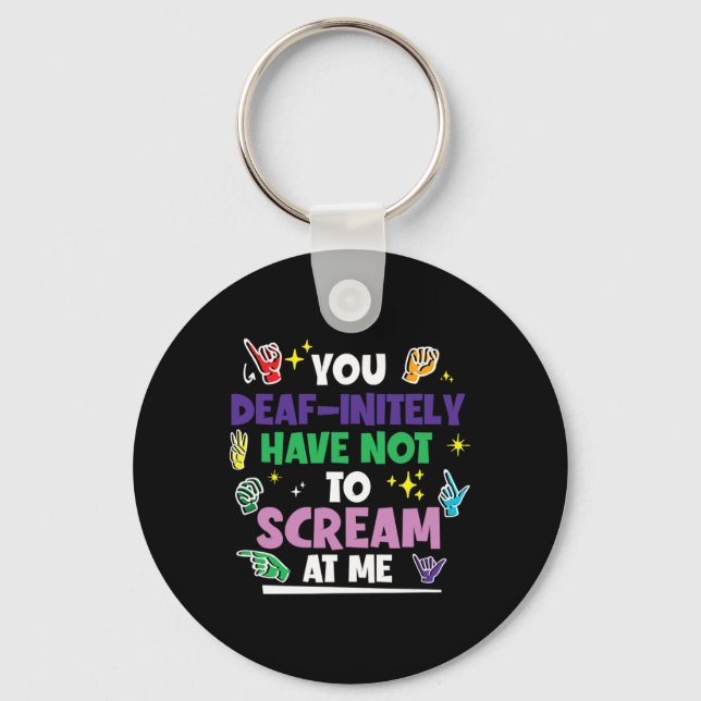 Llavero El Orgullo Definitivamente No Tiene Que Gritar Rót (Anverso)