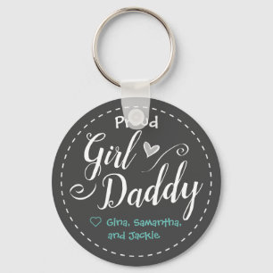 Llavero El orgulloso Chica Daddy personalizado