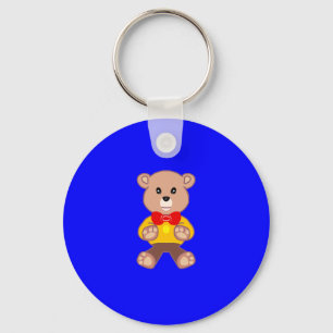 Llavero El oso de peluche de tachuela de bollito de Guay c