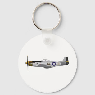Llavero El P-51D norteamericano Mustang "Dos problemas"