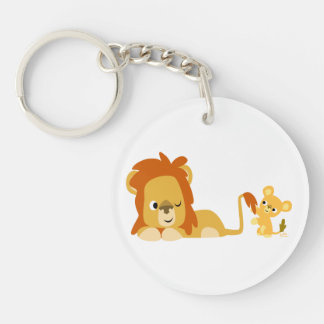 Llavero El padre del león Personalizado y la cadena acríli