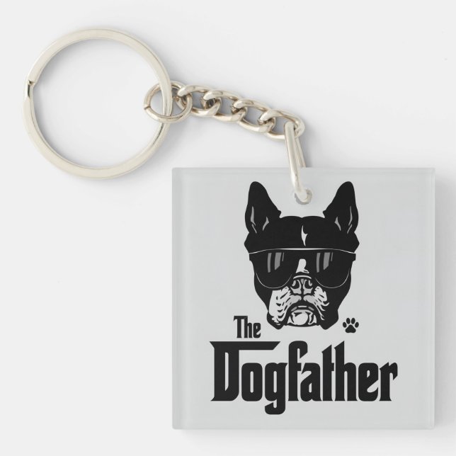 Llavero El Padre Perro y Papá Perro (Frente)