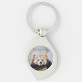 Llavero El Panda Rojo Cuerdo Te Extraña Tanto