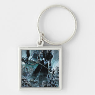 Llavero El panel negro del cuerpo de la linterna