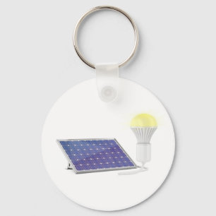 Llavero El panel solar y bombilla