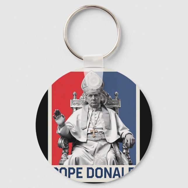 Llavero El Papa Donald Trump (Anverso)