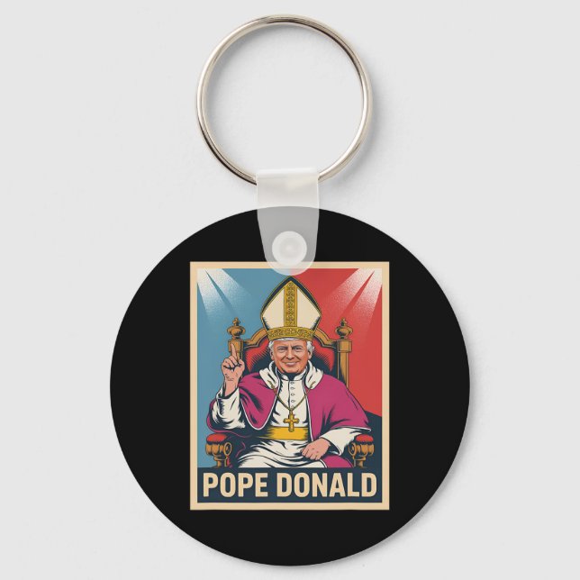 Llavero El Papa Donald Trump (Anverso)