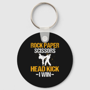 Llavero El papel de rock tijiza cabeza ganada - Artes marc