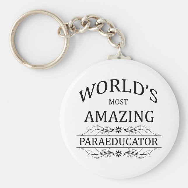 Llavero El paraeducador más asombroso del mundo (Frente)