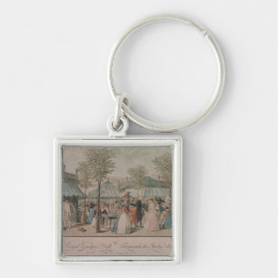 Llavero El paseo del jardín del Palais Royal, 1787