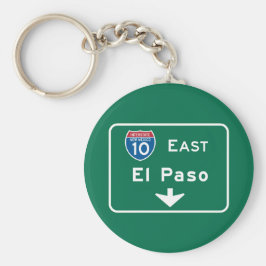 Llavero El Paso, Rótulo de Carretera TX