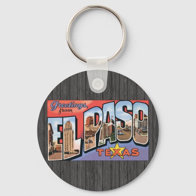 Llavero El paso Texas (Anverso)